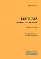 Lectures de formation musicale 7 - Chant 2 clés 