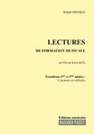 Lectures de formation musicale 10 - Chant 2 clés 