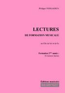 Lectures de formation musicale 2 - Chant 2 clés 