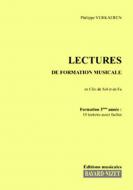 Lectures de formation musicale 3 - chant 2 clés 