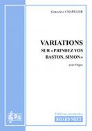 Variations sur "Prindez vos baston, Simon" 