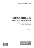 Missa brevis in patris memoriam - choeur 