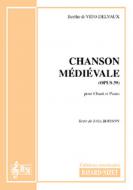 Chanson médiévale op. 39 