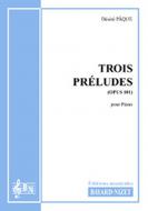 3 préludes op. 101 