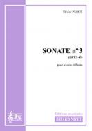 Sonate no. 3 op. 43 