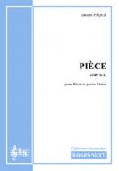 Pièce pour orchestre à cordes op. 1 