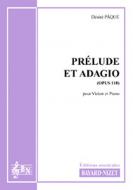 Prélude et adagio op. 118 