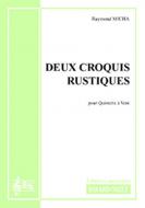 2 croquis rustiques 