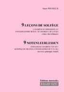 9 leçons de solfège d'examens - Chant 2 clés 