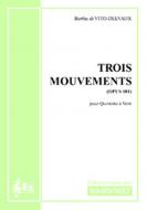 3 mouvements op. 101 