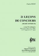 21 leçons de concours du degré supérieur - Chant élève 5 clés 