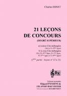 21 leçons de concours du degré supérieur - 2ème volume - Accompagnement 