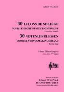 30 leçons de solfège perfectionnement - Chant élève 2 clés 