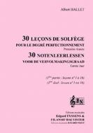 30 leçons de solfège perfectionnement - 1er volume - Accompagnement 