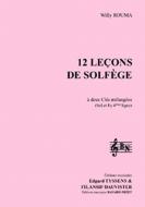 12 leçons de solfège à 2 clés mélangées - Chant élève 