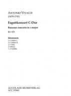 Fagottkonzert C-Dur RV 479 - Stimmensatz 