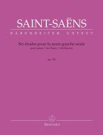 6 Études pour la main gauche seule op. 135 R 54 Standard