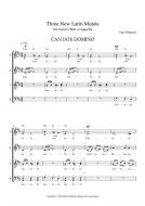 3 New Latin Motets 