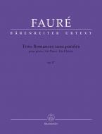 3 Romances sans paroles op. 17 N 52 Standard
