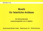 Musik für feierliche Anlässe 