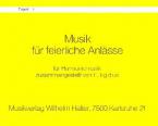 Musik für feierliche Anlässe 