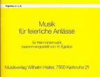 Musik für feierliche Anlässe 