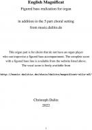 Orgelbegleitung zum "English Magnificat" 