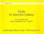 Musik für feierliche Anlässe 