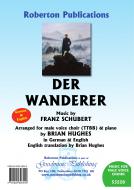 Der Wanderer for male voice choir 