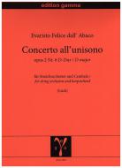 Concerto all'unisono op. 2 Nr. 6 D-Dur 
