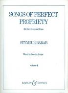 Songs of perfect propriety Vol. 1 
