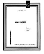 Grifftabelle für Klarinette (13 bis 15 Klappen) 