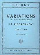 Variations on La Ricordanza, Op. 33 