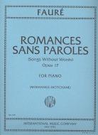 Song Without Words, Op. 17 