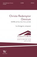 Christe, Redemptor Omnium 