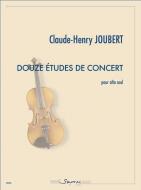 Douze études de concert 