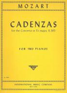 Cadenzas by Mozart to Concerto No. 10, KV 365 