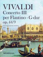 Concerto 3 per Flautino in G-dur op. 44/9 - Partitur,Flautino,Streicher 