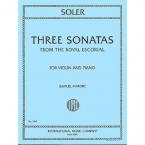 3 Sonatas From The Royal Escorial 