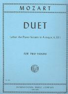 Duett A-Dur KV 331 (after the Piano Sonata in A Major K. 331) 