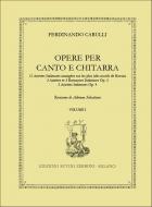Opere per canto e chitarra volume I 