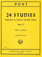 24 Studies op. 37 (Preparatory To Kreutzer And Rode Studies) 