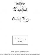 Orgelbegleitung zum "Deutschen Magnificat" 