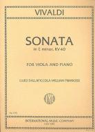 Viola Sonata E minor RV.40 