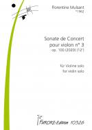 Sonate de Concert pour violon n° 3 