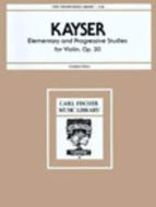 Elementary And Progressive Studies, Op. 20 