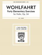 40 Elementary Exercises Op. 54 