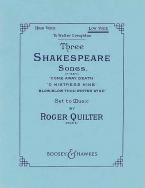 3 Shakespeare Songs op. 6 