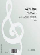 5 Duette für Sopran, Alt und Klavier op.14 