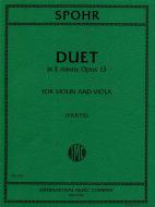 Duet in E minor, Op. 13 